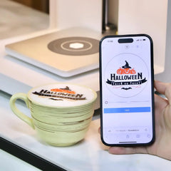 FC1 - Full Color Coffee Printer Halloween- EVEBOT Coffee Printer