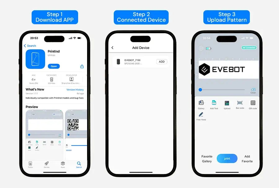 PrintInd - handheld printer - thermal inkjet printer