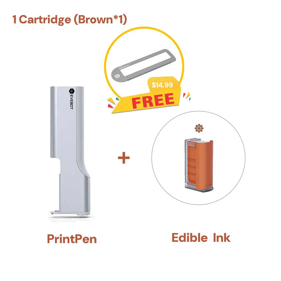 PrintPen - portable food printer with edible ink (FDA Certified)