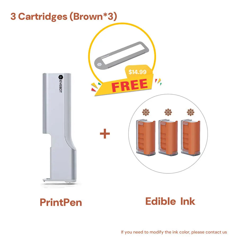 PrintPen - portable food printer with edible ink (FDA Certified)